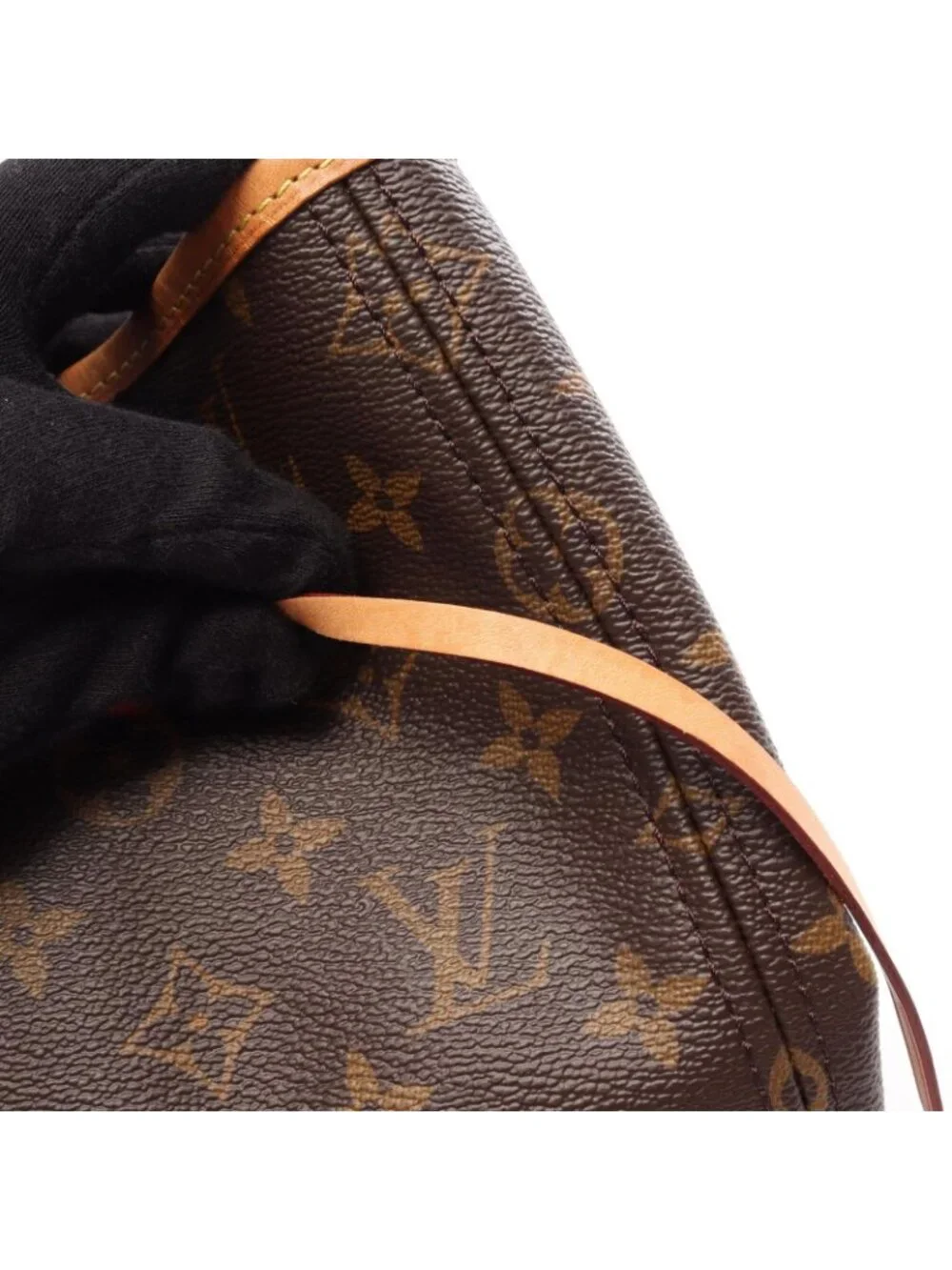 Louis Vuitton Tote Neverfull MM Canvas Leather